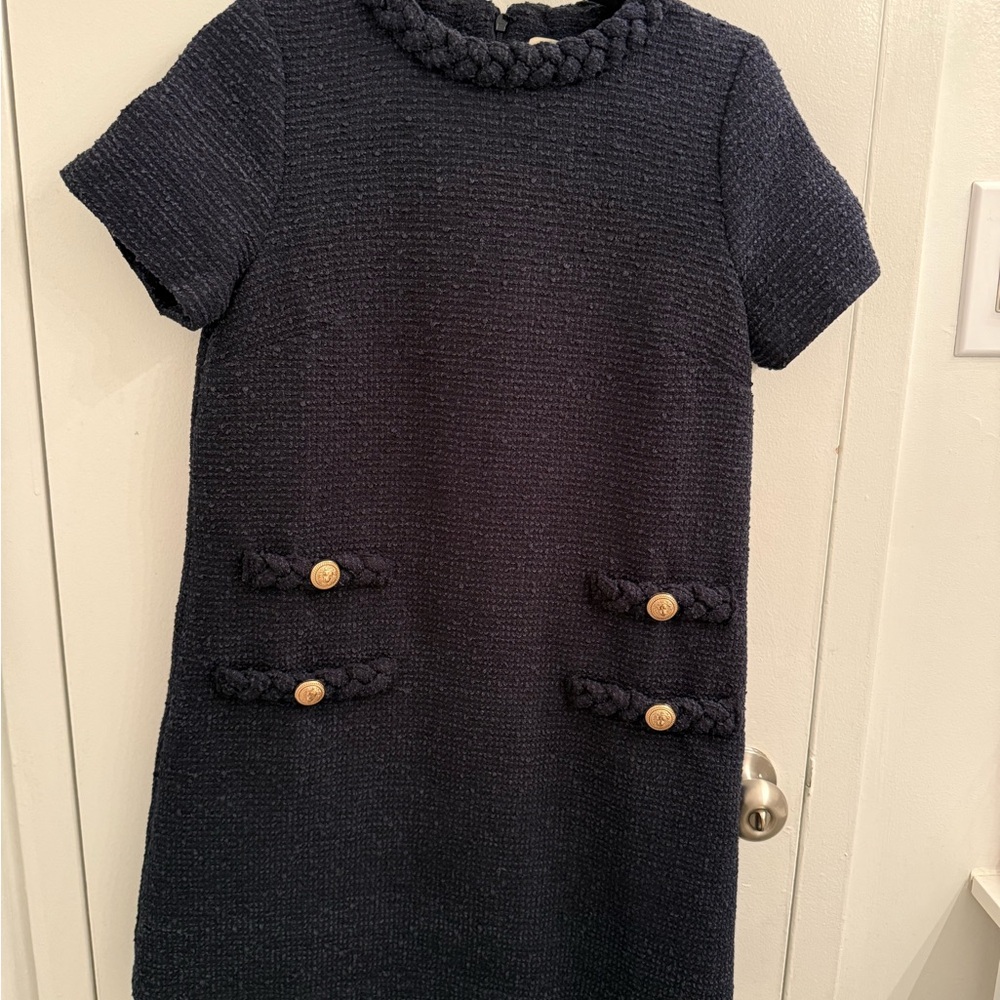 Tuckernuck Navy Tweed Jackie Dress - Picture 3 of 4